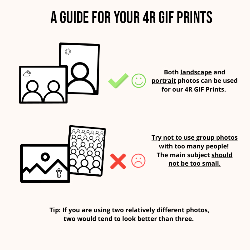 GIF photo 4r info lenticular print